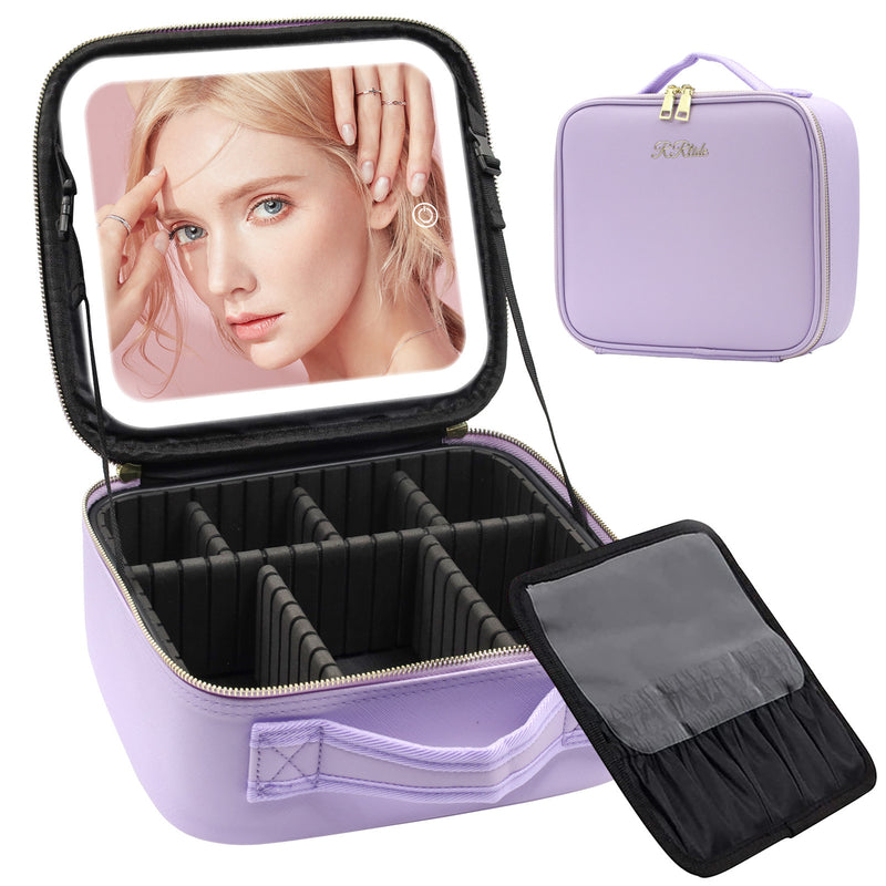 Luxury LED Cosmetic Case – Multifunctional Makeup Storage