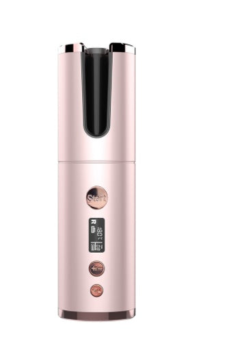 Cordless Automatic Hair Curler – Wireless Rechargeable Ceramic Curling Iron