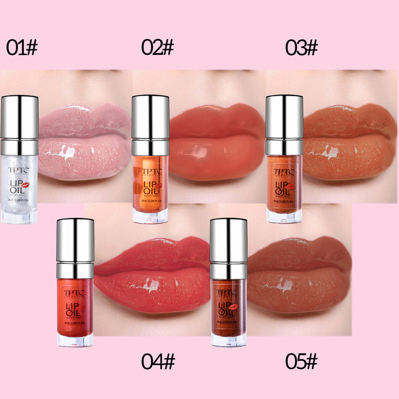 Glossy Finish Lip Oil & Lacquer – Hydrating, No-Stain Formula