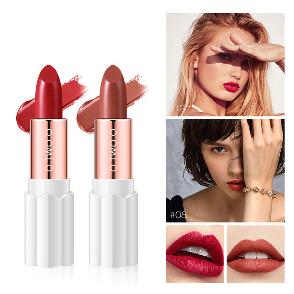 Matte  luxury Lipstick – 12 Shades, Enriched with Microcrystalline Wax