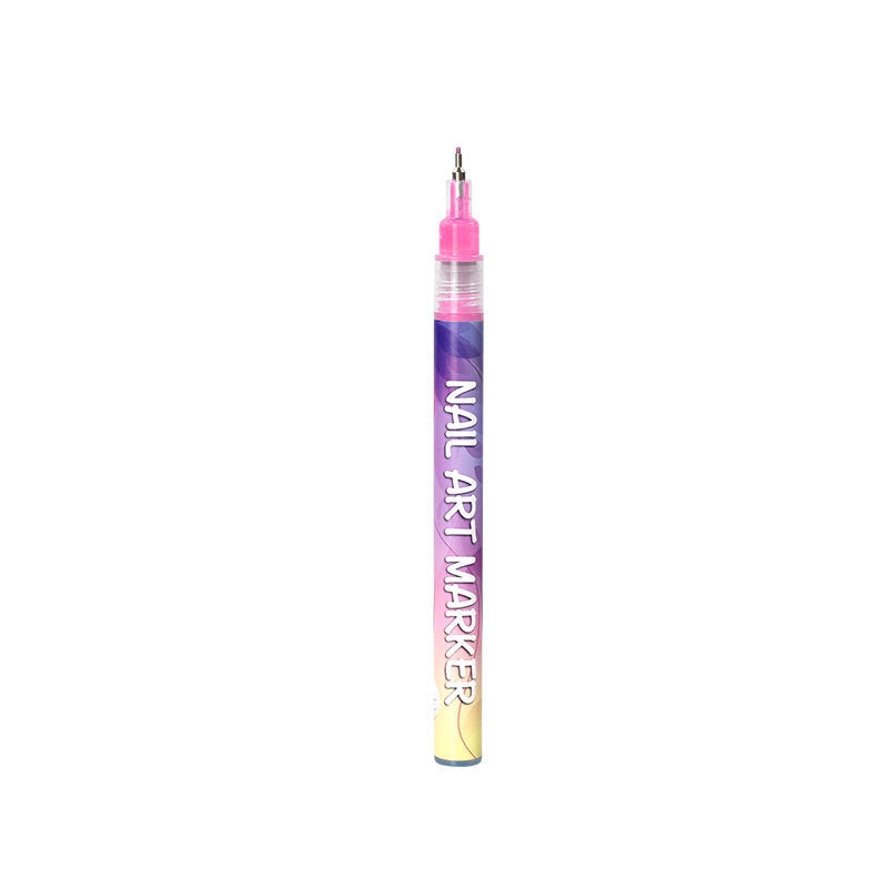 Nail Art Acrylic Paint Pens – 12 Color Set for Professional Nail Design