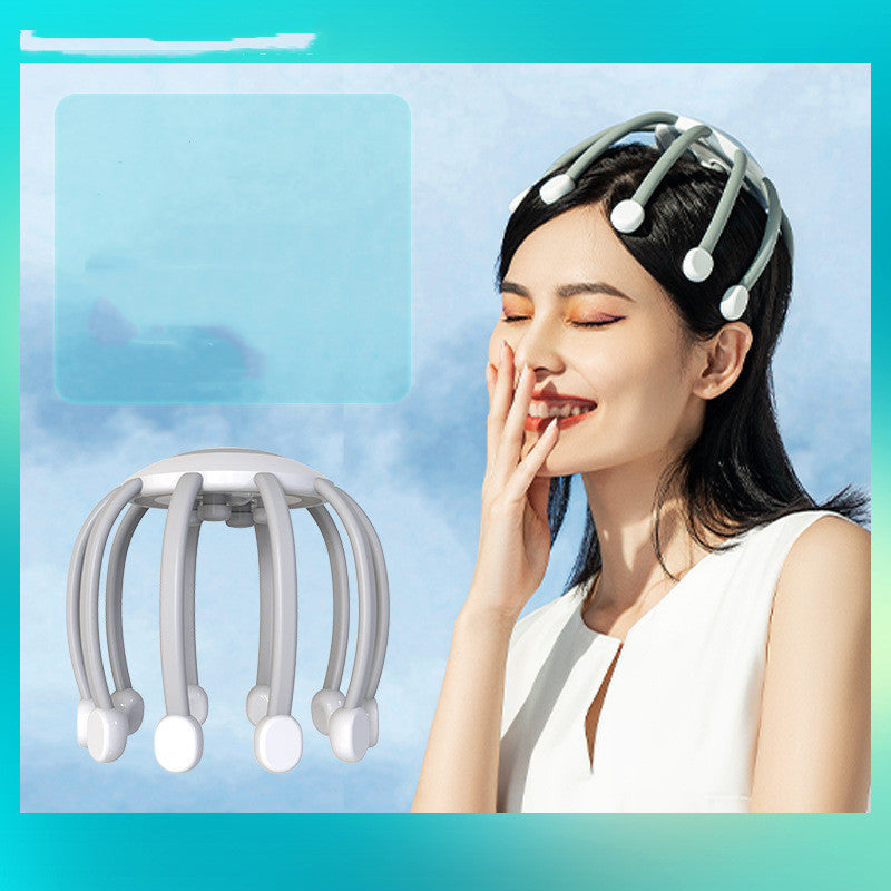 Electric Scalp Massager – 4 Modes, Portable Vibration Therapy