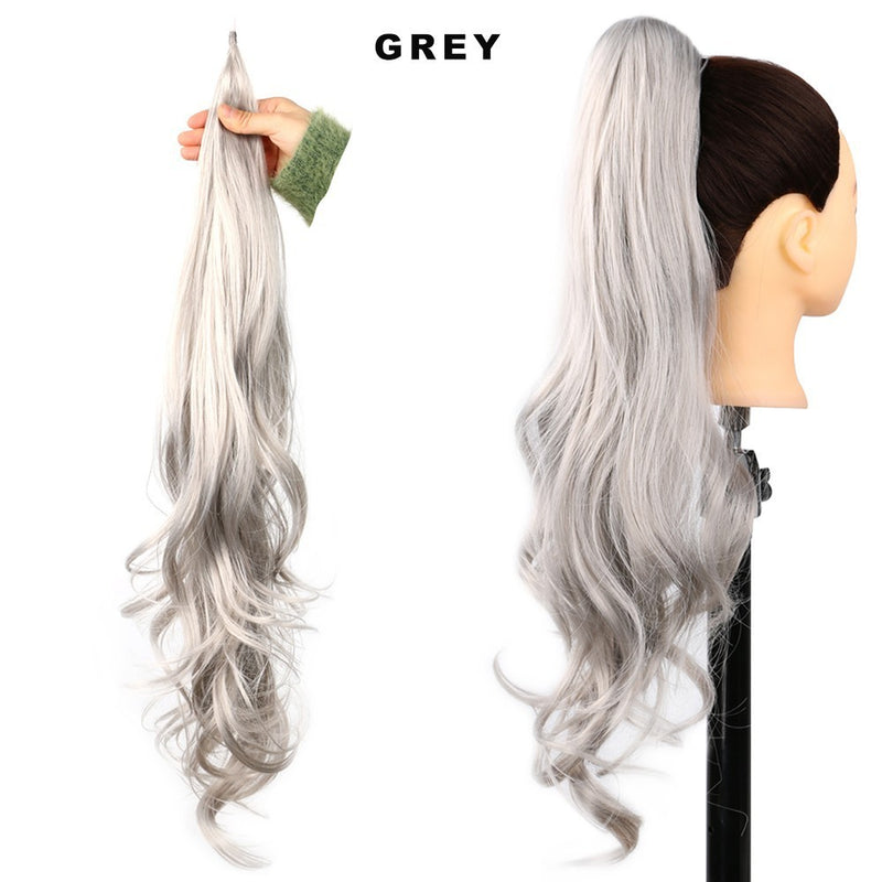 Glam Waves – Long Curly Ponytail Wig