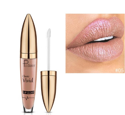 Pudaier Diamond Matte Pearl Lip Gloss - Classic & Vivid Collection