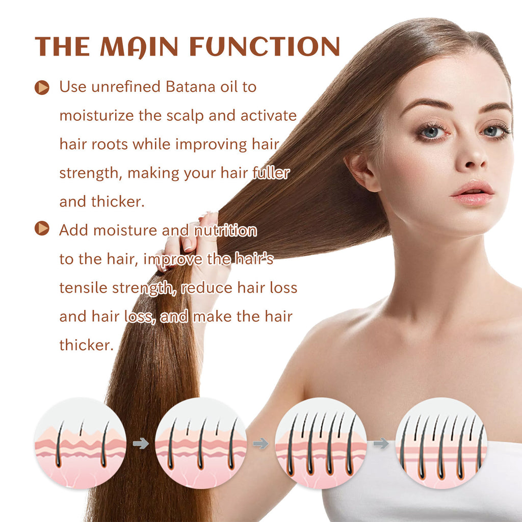 Pure Batana Oil Hair Treatment – Strengthen, Smooth & Prevent Hair Loss