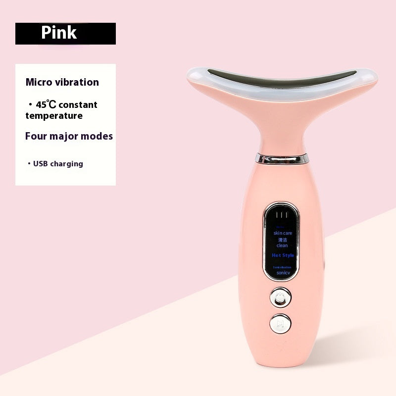LED Neck & Face Lift Massager – Skin Tightening & Anti-Aging Device