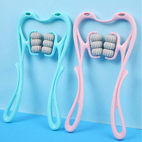 Six-Wheel Neck Massager – Pain Relief Roller