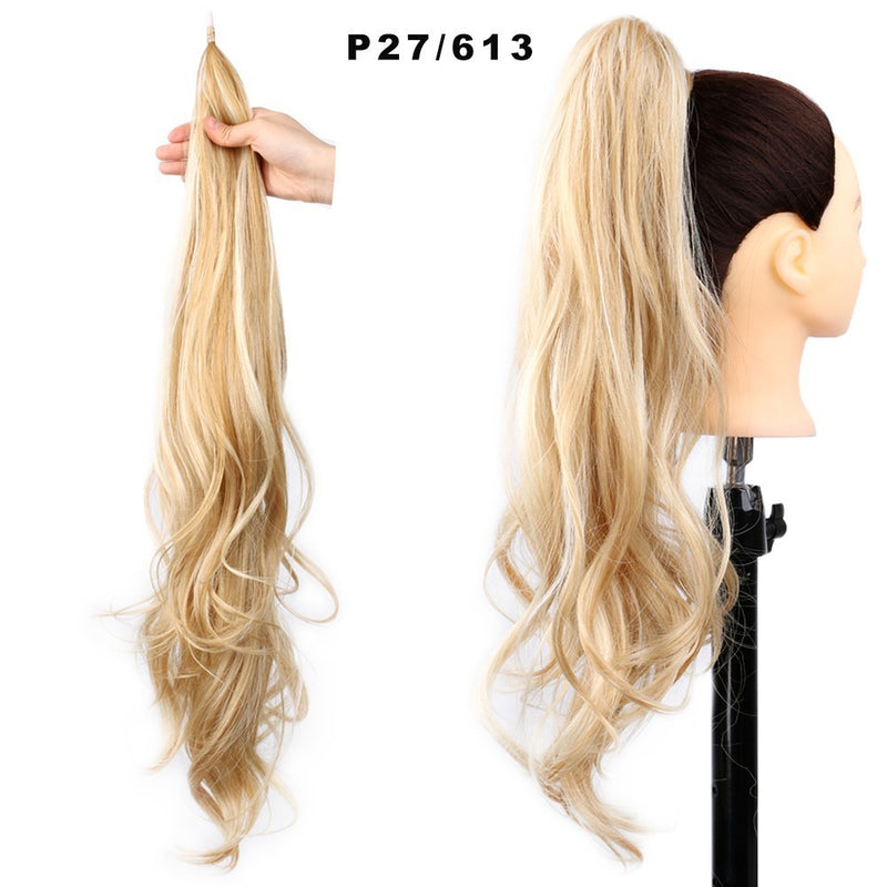 Glam Waves – Long Curly Ponytail Wig