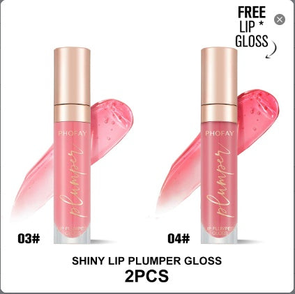 PHOFAY Crystal Shine Lip Plumper - Volumen & Glanz in einem