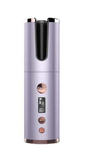 Cordless Automatic Hair Curler – Wireless Rechargeable Ceramic Curling Iron