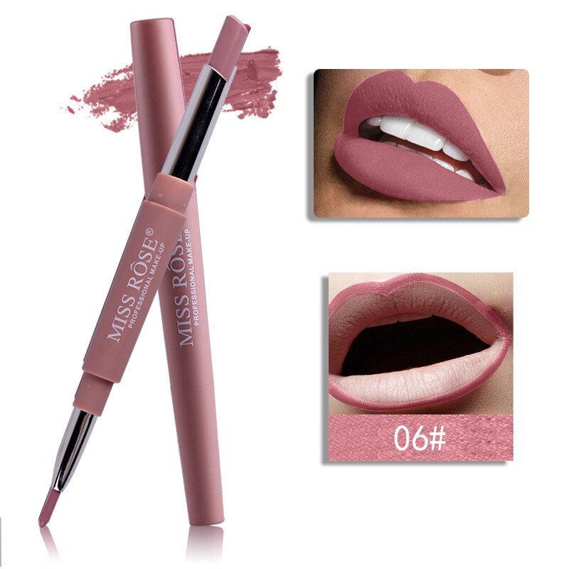 MISS ROSE 2-in-1 Lipstick & Lip Liner – Versatile Beauty for Professional Results