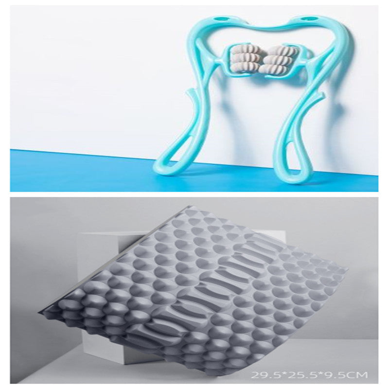 Six-Wheel Neck Massager – Pain Relief Roller