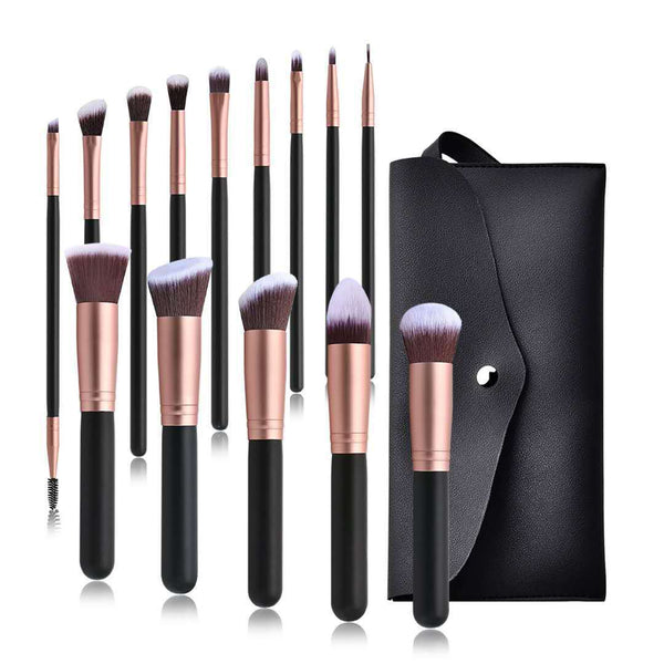 Complete Glam Brush Kit – 14 Premium Makeup Brushes