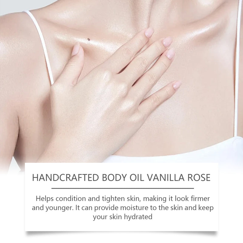 Nourishing Vanilla & Rose Elixir – Luxurious Body Care Oil