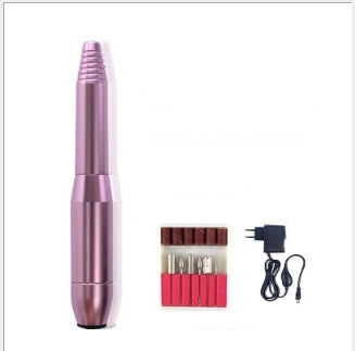 Multi-Function Electric Manicure Drill – 6-Piece Set