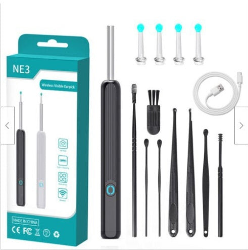 Digital Ear Wax Remover – Wireless LED Otoscope Kit