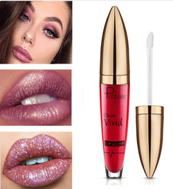 Pudaier Diamond Matte Pearl Lip Gloss - Classic & Vivid Collection