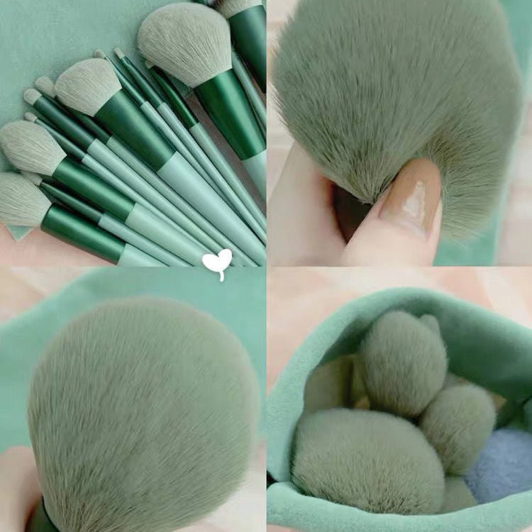 All-in-One 13pcs Makeup Brush Kit – Blend, Buff & Glow
