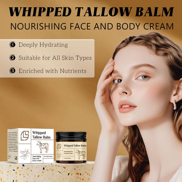 Whipped Tallow Cream – Natural Grass-Fed Beef Fat Moisturizer 50g