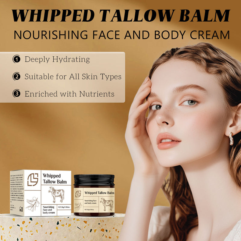 Whipped Tallow Cream – Natural Grass-Fed Beef Fat Moisturizer 50g