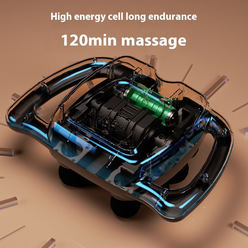 Deep Tissue Massage Gun with Multiple Heads – Full Body Muscle Massager for Pain Relief & Recovery