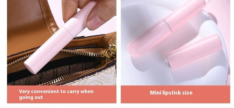 Portable Silicone Lip Smudge Brush with Protective Cover