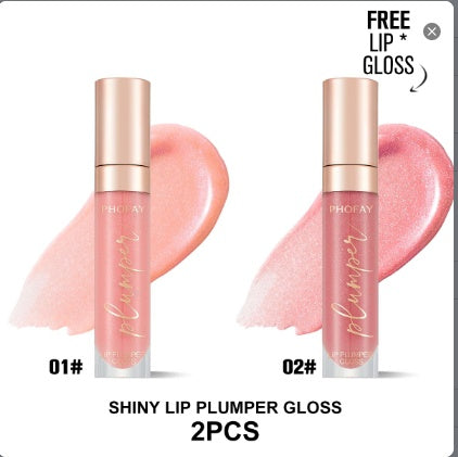 PHOFAY Crystal Shine Lip Plumper - Volumen & Glanz in einem