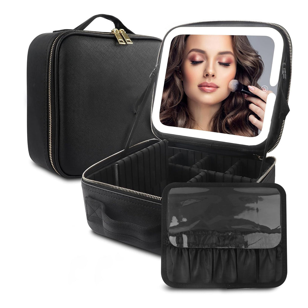 Luxury LED Cosmetic Case – Multifunctional Makeup Storage