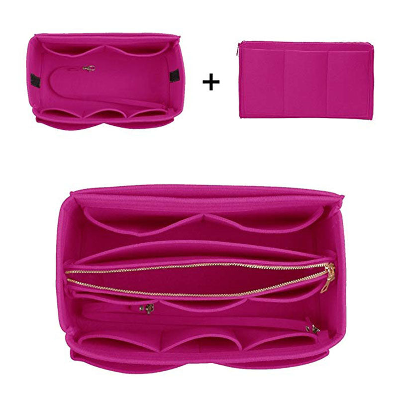 Elegant Felt Cosmetic Bag – Perfect for On-the-Go