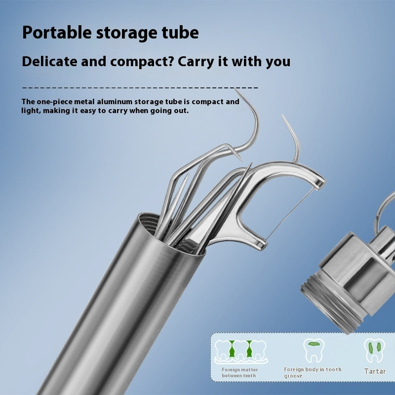 Stainless Steel Reusable Toothpick – Portable Cleaning Tool
