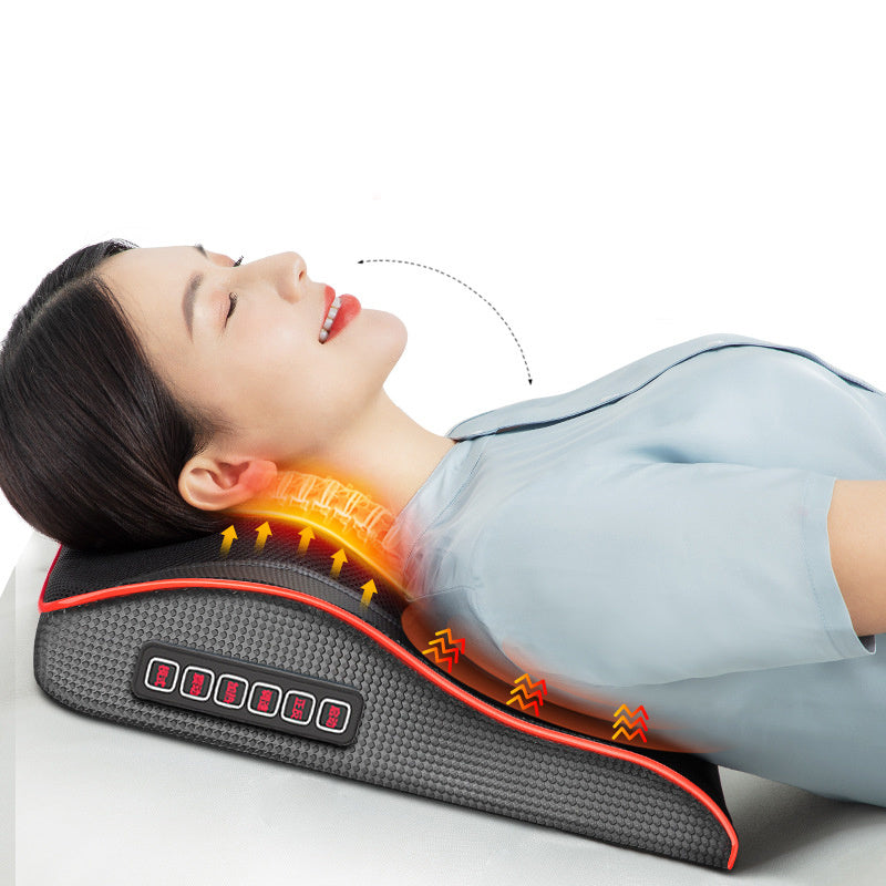 Electric Shiatsu Back &amp; Neck Massager Pillow with Heat – Full Body Massage Cushion