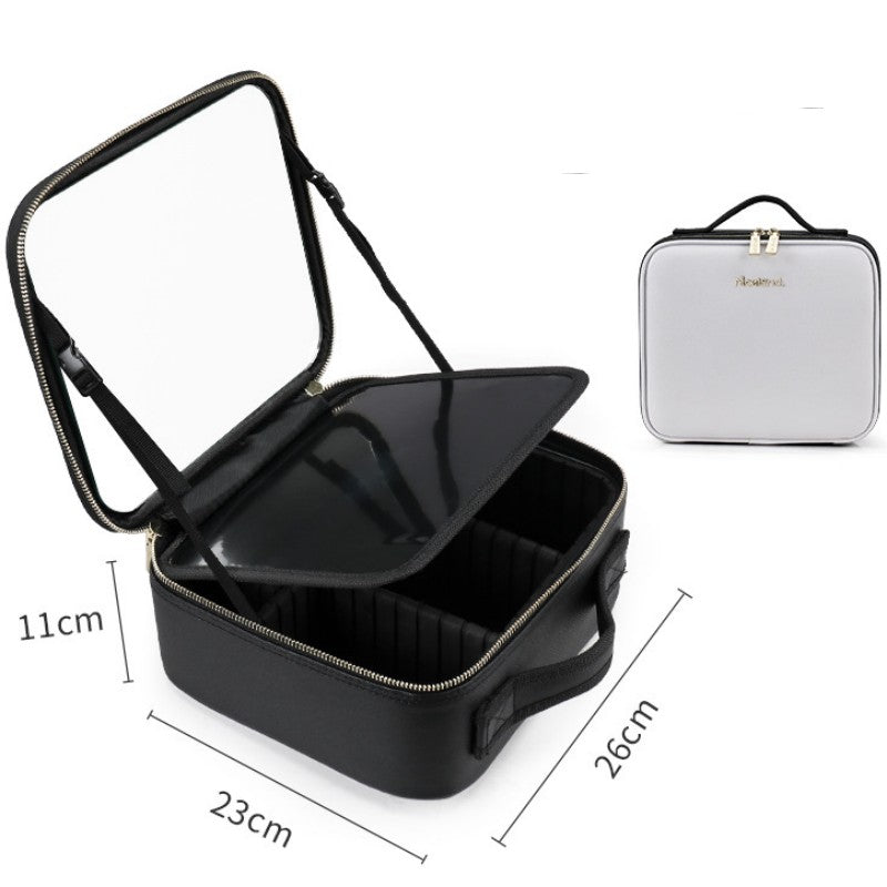 Fashion LED Cosmetic Case – Travel-Ready Makeup Organizer