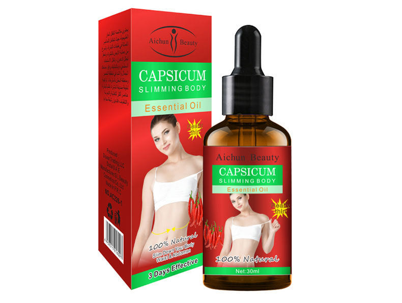 Hot Chili Body Shaping Oil – Essential Warming Formula