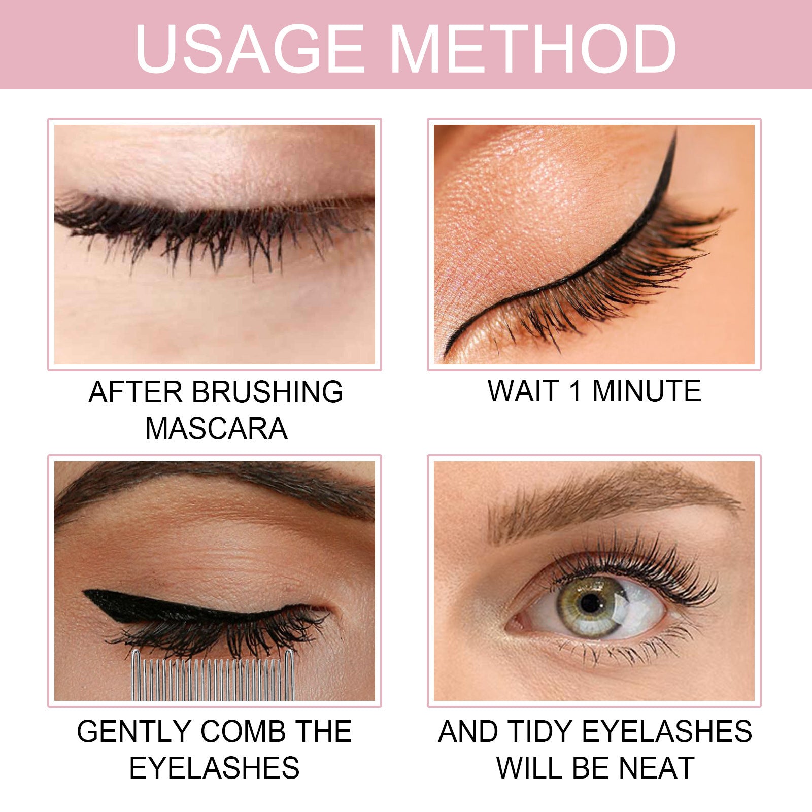 Multi Functional Eyelash Comb Separator
