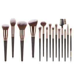 Luxury 15-Piece Makeup Brush Set – Face & Eye Perfection