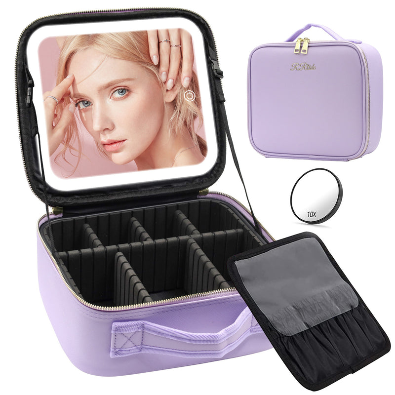 Luxury LED Cosmetic Case – Multifunctional Makeup Storage