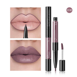 Dual-Action Matte Lip Kit: Liner & Lipstick