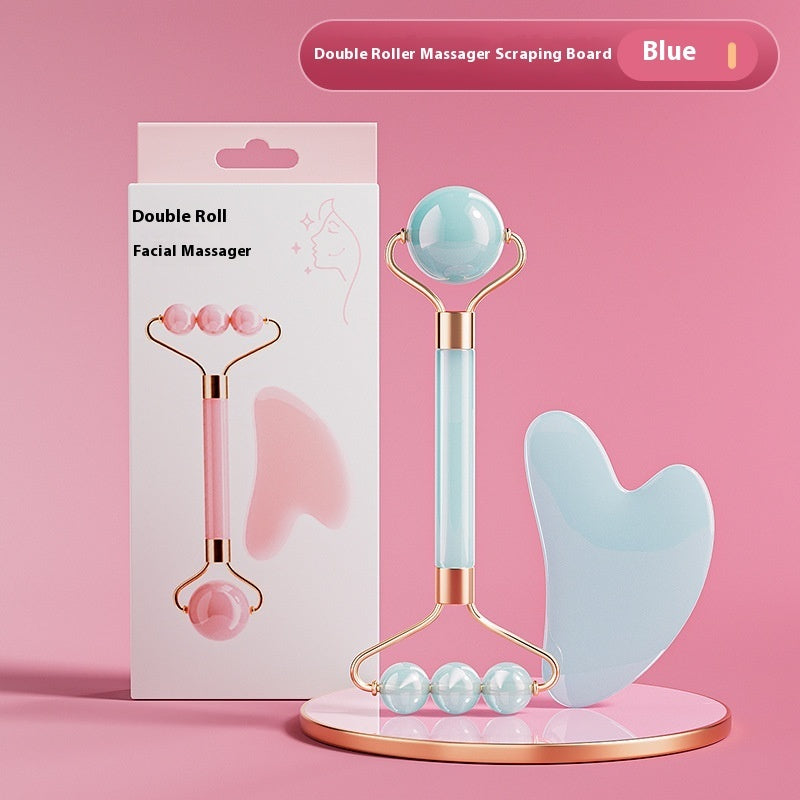 Jade Roller & Gua Sha Set – Lifting & Eye Revitalizing Massage