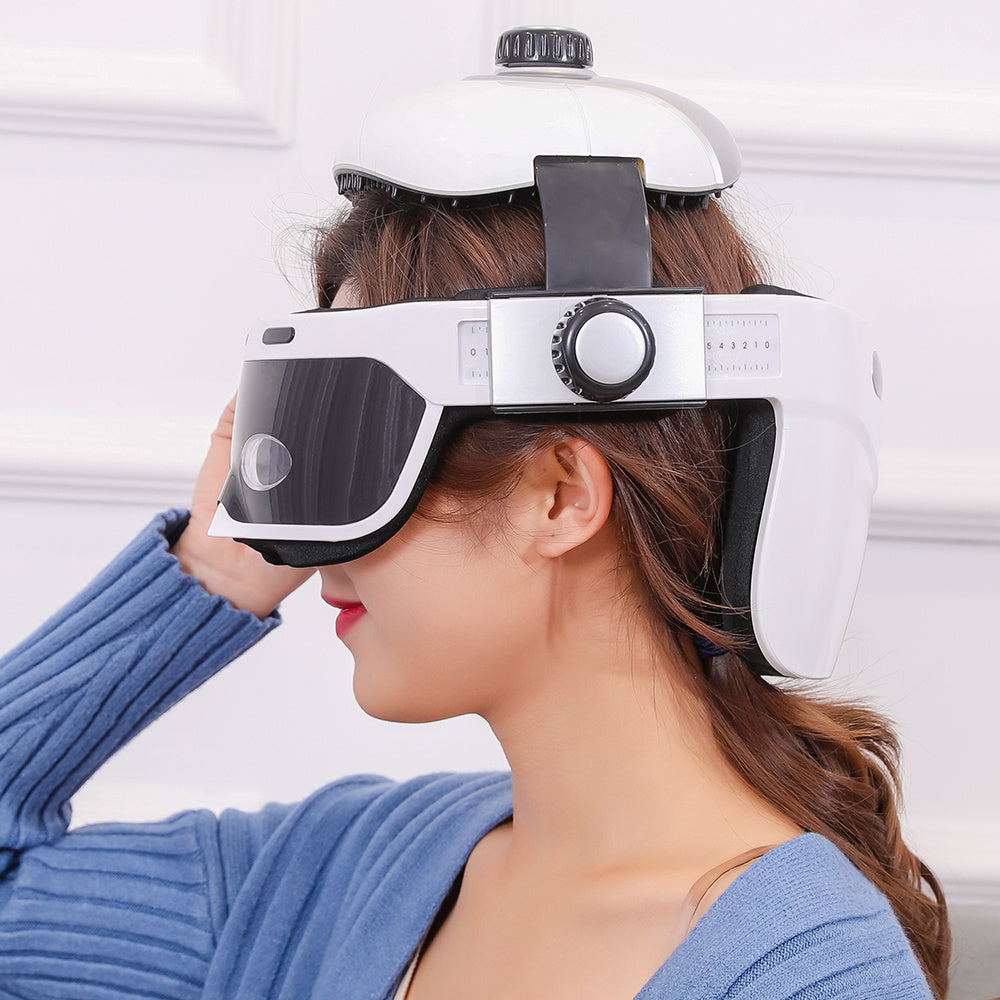 Smart Electric Eye Massager – Heated Eye & Head Relaxation