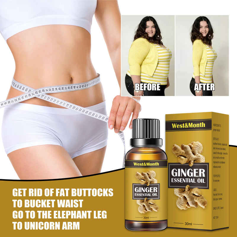 Ginger body sculpting essential oil