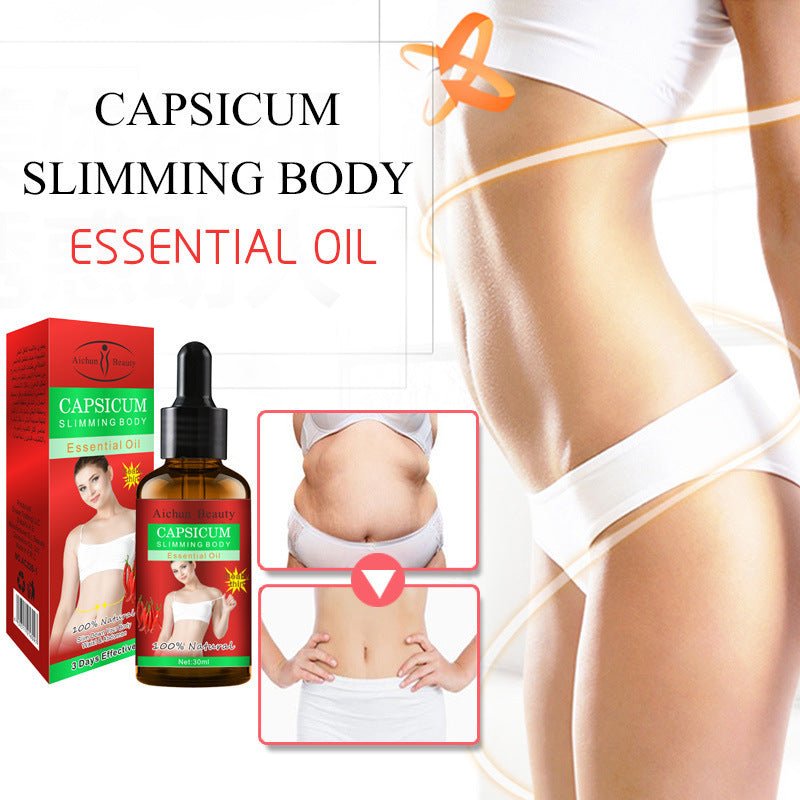 Hot Chili Body Shaping Oil – Essential Warming Formula