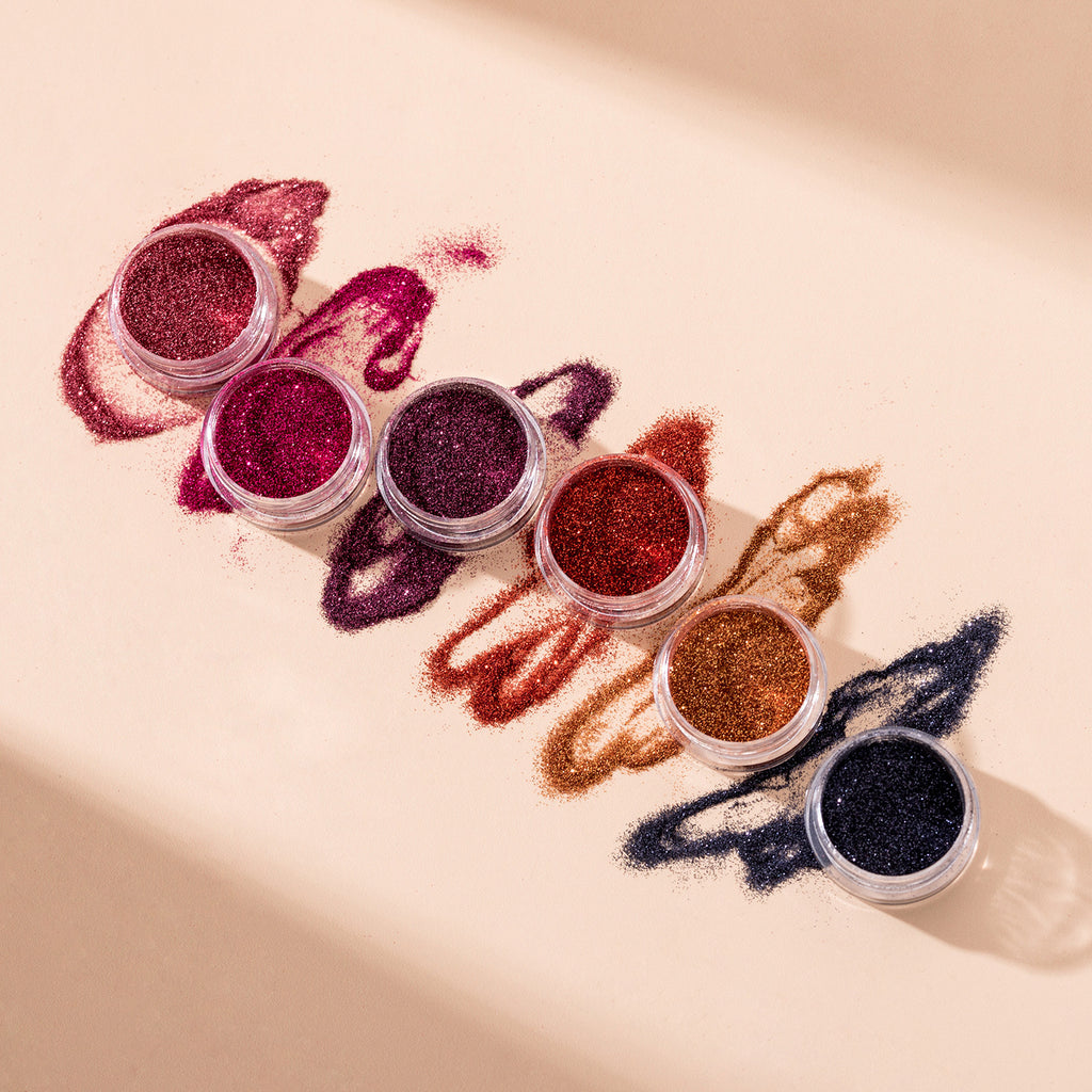 Cool Glitter Lip Gloss Duo – Includes Lipstick & Brush for a Complete Look