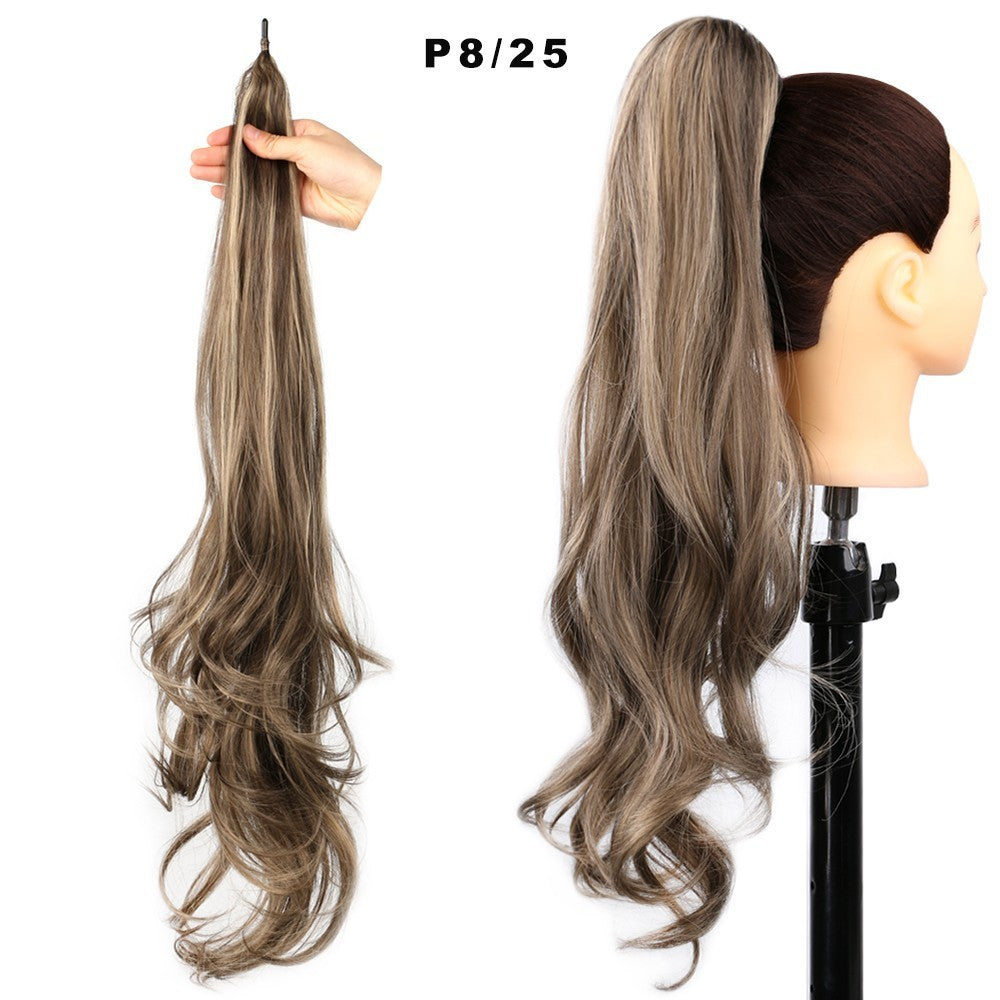 Glam Waves – Long Curly Ponytail Wig