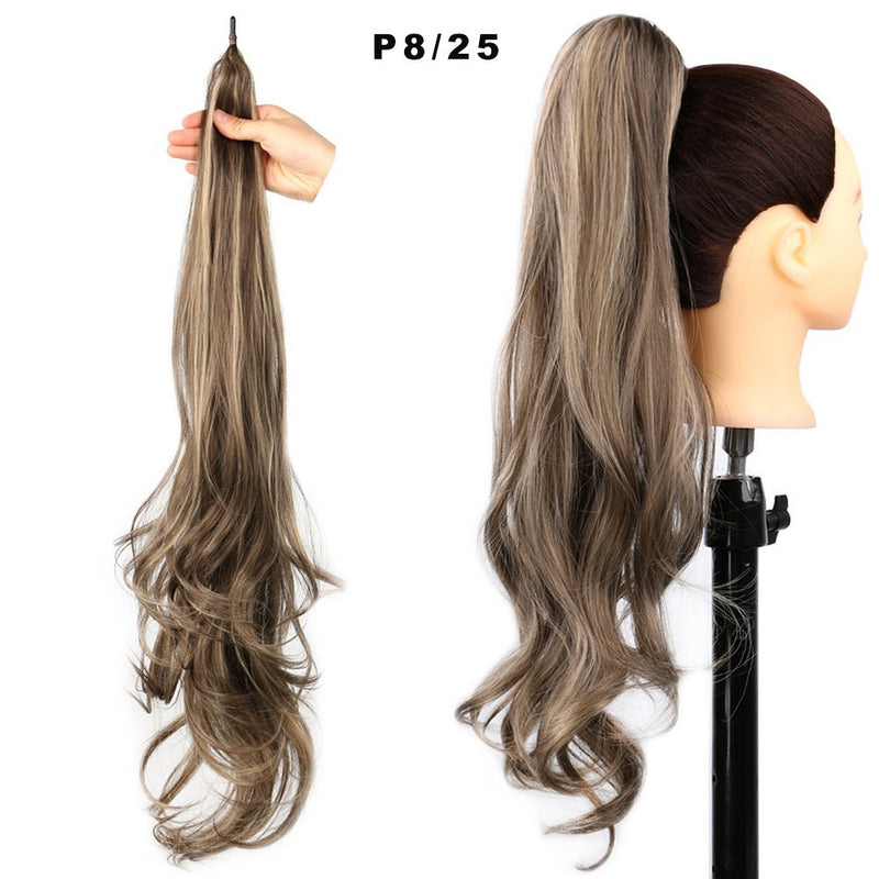 Glam Waves – Long Curly Ponytail Wig