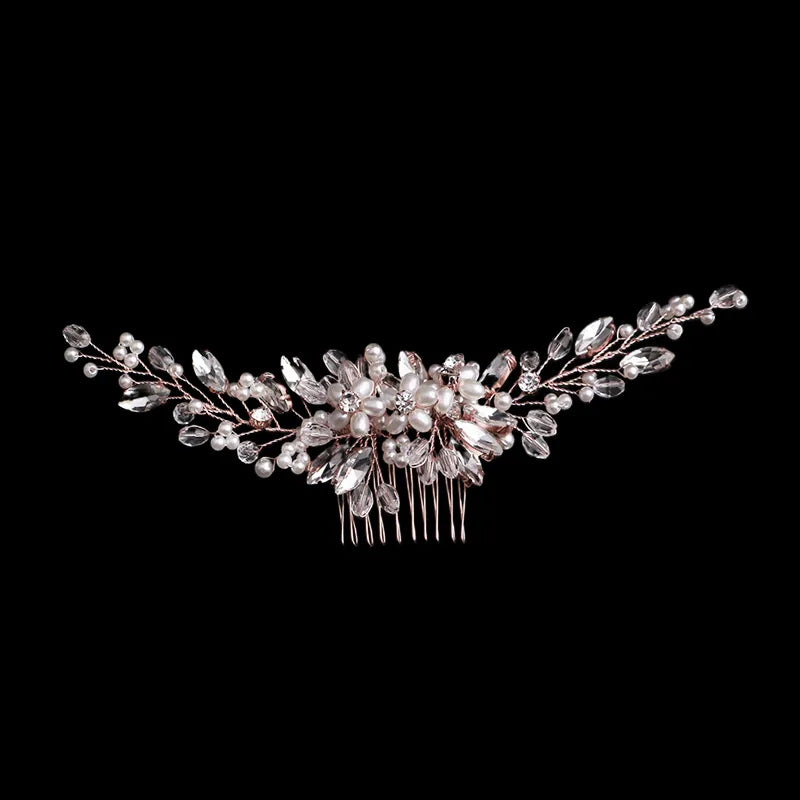 Trendy Handmade Tiara Wedding Hair Comb