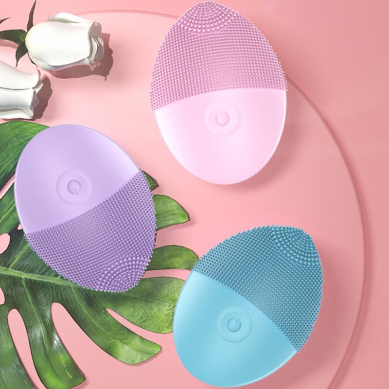 Ultrasonic Vibration Facial Cleansing Face Brush