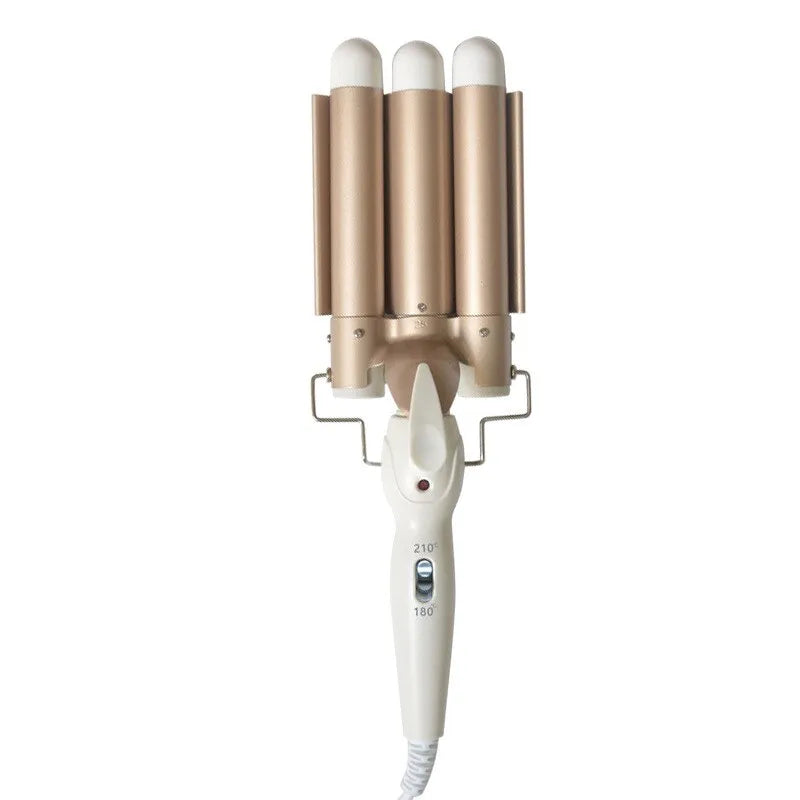 Korean Hair Curler Ripple Three Tube