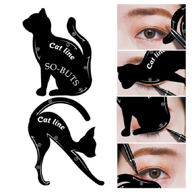 Silicone Eyeliner Stencils Wing Tips Mascara