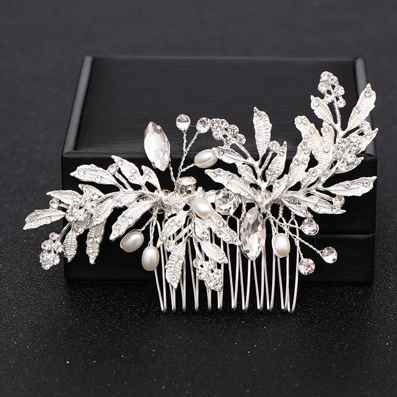 Trendy Handmade Tiara Wedding Hair Comb