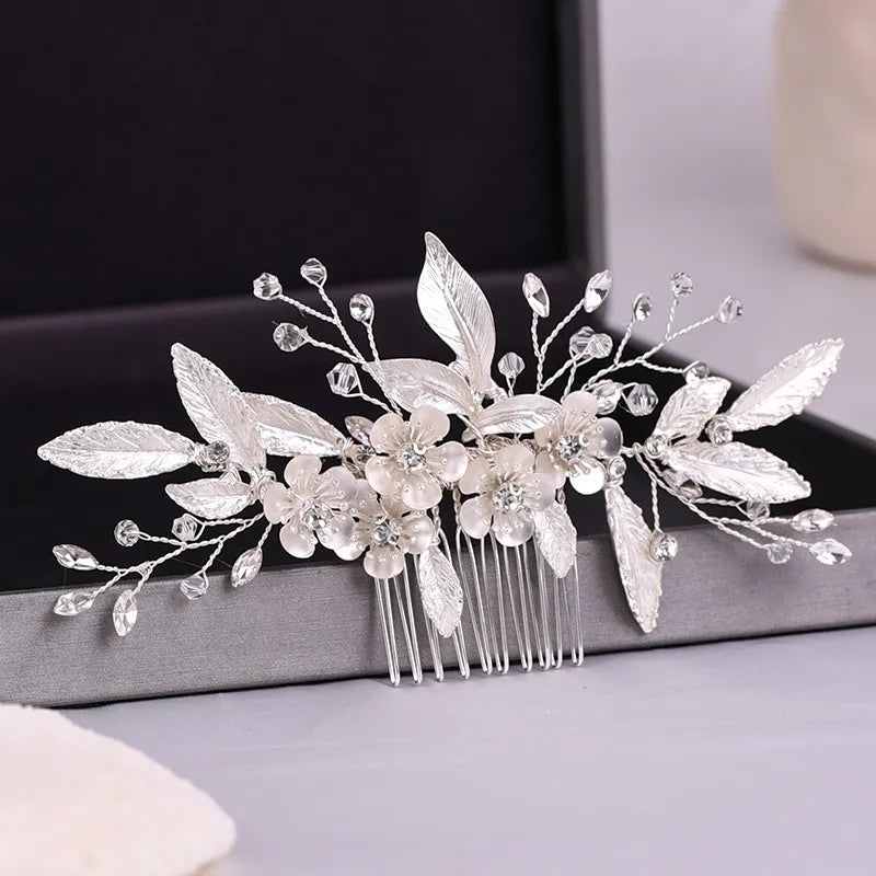 Trendy Handmade Tiara Wedding Hair Comb